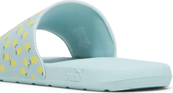 Шльопанці дитячі Puma COOL CAT 2.0 LEMON бірюзово-лимонні 395655-02
