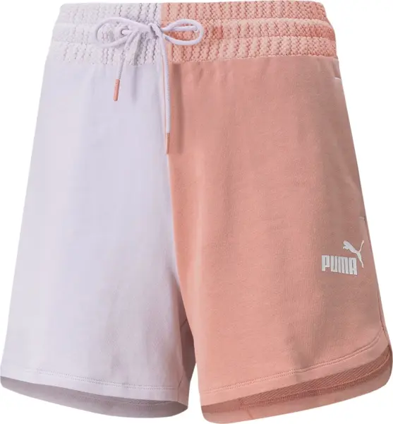Шорти жіночі Puma POWER COLORBLOCK HIGH-WAIST персиково-білі 848405-17