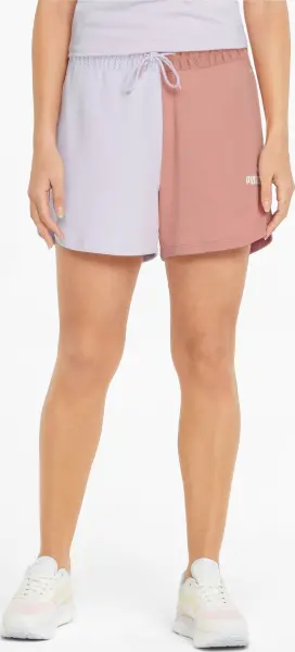 Шорти жіночі Puma POWER COLORBLOCK HIGH-WAIST персиково-білі 848405-17