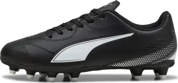 Бутсы детские Puma VITORIA II FG/AG JR черно-белые 108503-01