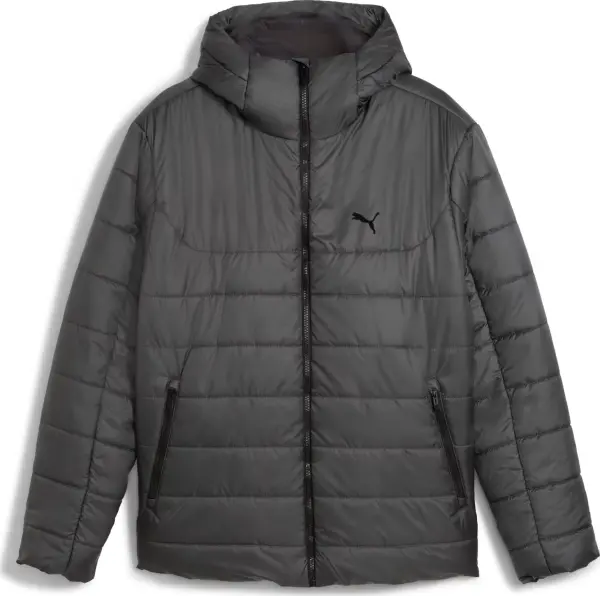 Куртка Puma ESSENTIALS HOODED PADDED темно-сіра 68521144