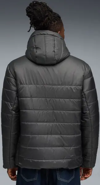 Куртка Puma ESSENTIALS HOODED PADDED темно-сіра 68521144