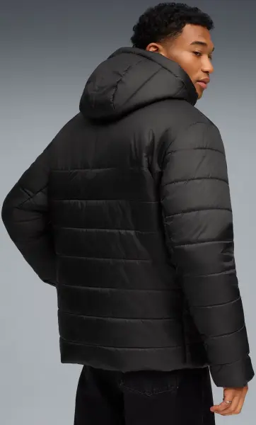 Куртка Puma ESSENTIALS HOODED PADDED чорна 68521101