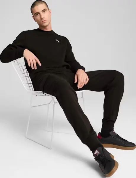Світшот Puma ESSENTIALS CREW чорний 68256601