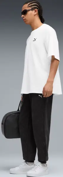Спортивные штаны Puma ESSENTIALS ELEVATED RELAXED WASH черные 68843601