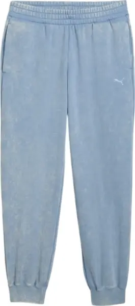 Спортивні штани жіночі Puma ESSENTIALS ELEVATED COMFORT WASH блакитні 68810434
