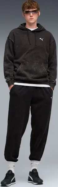 Худі Puma ESSENTIALS ELEVATED RELAXED WASH чорне 68804901