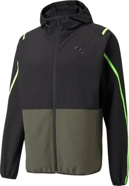 Вітровка Puma ULTRA чорно-оливково-салатова 520875-44
