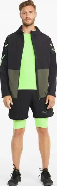 Вітровка Puma ULTRA чорно-оливково-салатова 520875-44