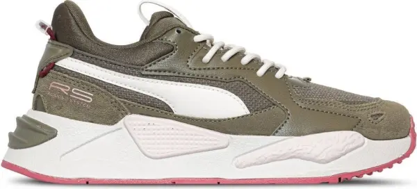 Кросівки жіночі Puma RS-Z REINVENT оливково-біло-коралові 383219-17