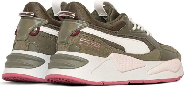Кросівки жіночі Puma RS-Z REINVENT оливково-біло-коралові 383219-17
