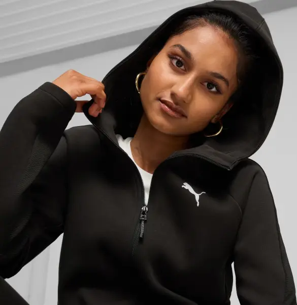 Спортивний костюм жіночий Puma EVOSTRIPE чорний 681670-01__681672-01
