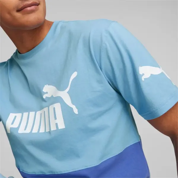 Футболка Puma POWER COLORBLOCK блакитно-синя 673321-93