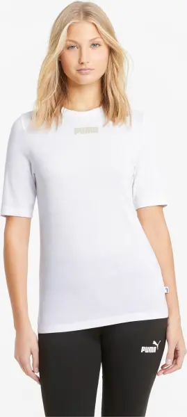 Футболка жіноча Puma MODERN BASICS SLIM біла 585929-02