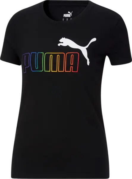 Футболка женская Puma RAINBOW LOGO GRAPHIC черная 670513-01