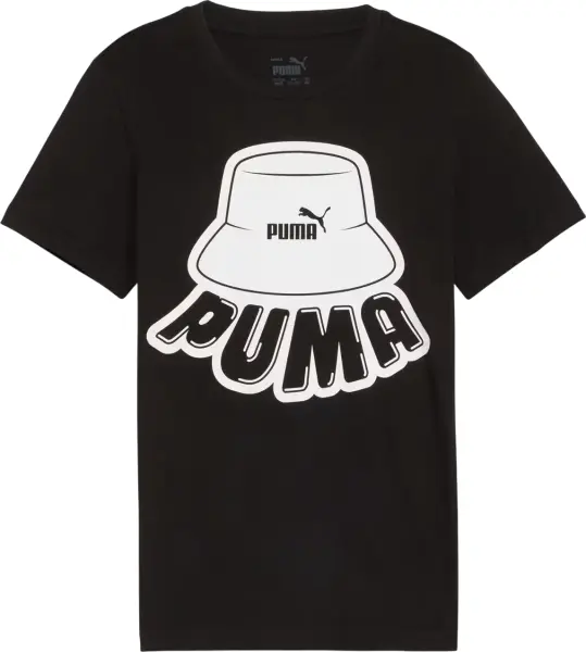 Футболка подростковая Puma ESSENTIALS MID 90S черная 679720-01