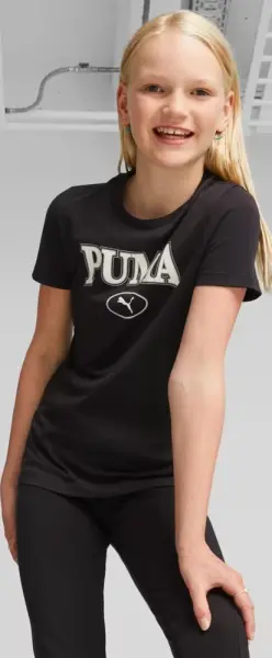 Футболка підліткова Puma SQUAD чорна 676441-01