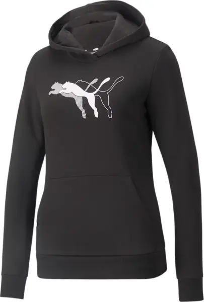 Худи женское Puma POWER GRAPHIC черное 847114-01