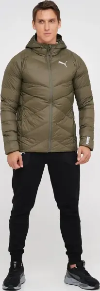 Пуховик Puma PWRWARM PACKLITE оливковий 587703-44
