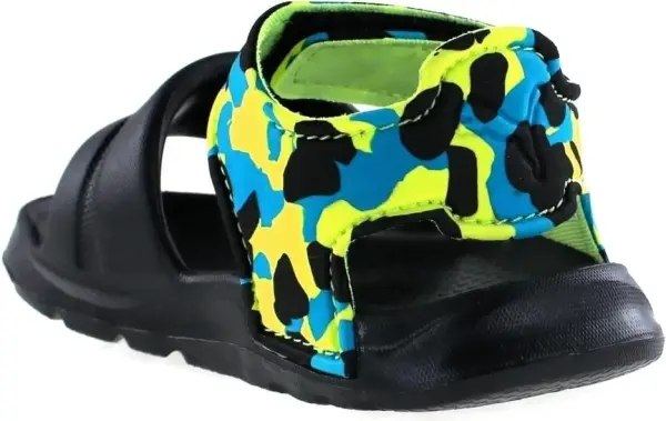 Сандалі дитячі Puma WILD INJEX CAMO чорно-жовто-блакитні 365082-02