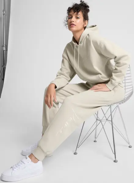 Спортивний костюм жіночий Puma TONAL SCRIPT бежевий 684401-68__684753-68
