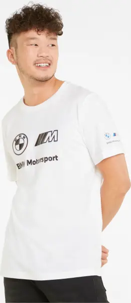 Футболка Puma BMW M MOTORSPORT LOGO біла 533398-02