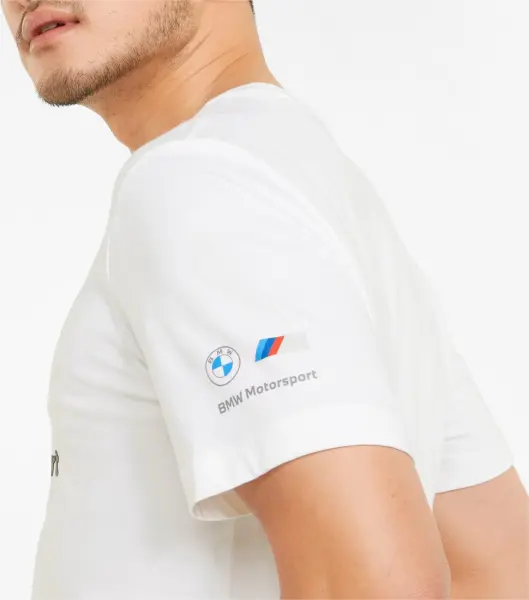 Футболка Puma BMW M MOTORSPORT LOGO біла 533398-02