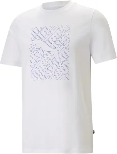 Футболка Puma GRAPHICS CAT белая 674474-02