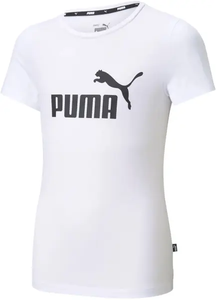 Футболка підліткова Puma ESSENTIALS LOGO біла 587029-02