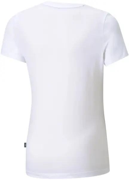 Футболка підліткова Puma ESSENTIALS LOGO біла 587029-02