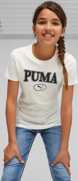 Футболка підліткова Puma SQUAD біла 676441-65
