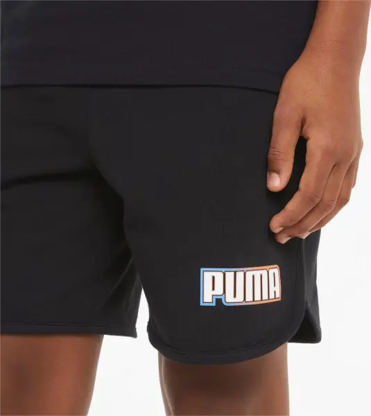 Шорты подростковые Puma ALPHA RETRO черные 847295-01