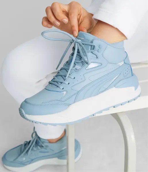 Ботинки женские Puma X-RAY SPEED MID WINTER голубые 388574 05