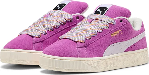 Кросівки жіночі Puma SUEDE XL LACE II рожево-білі 40125402