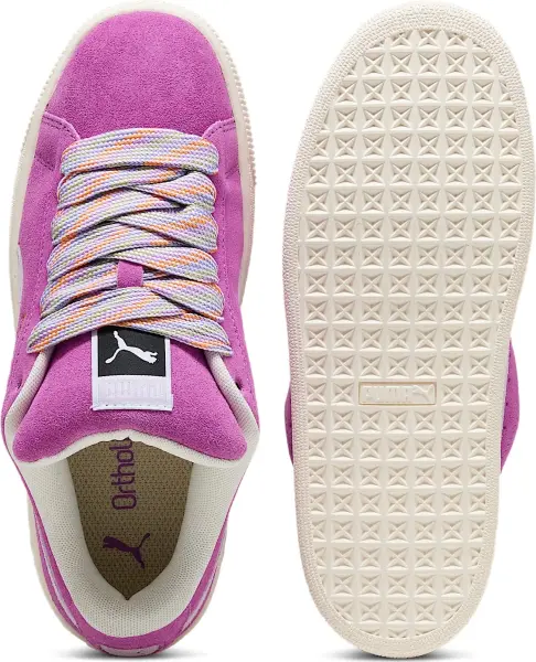 Кросівки жіночі Puma SUEDE XL LACE II рожево-білі 40125402