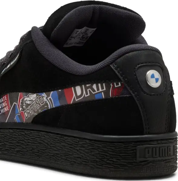Кроссовки Puma BMW M MOTORSPORT SUEDE XL STICKER черно-сине-красные 30900001