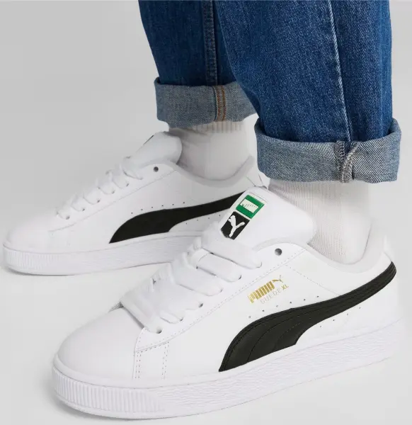 Кеди Puma SUEDE XL LEATHER біло-чорні 39725502