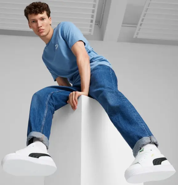 Кеди Puma SUEDE XL LEATHER біло-чорні 39725502