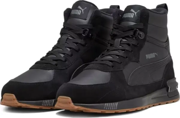 Ботинки Puma GRAVITON MID черно-коричневые 383204-07