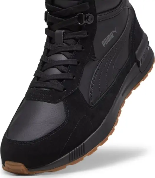Ботинки Puma GRAVITON MID черно-коричневые 383204-07