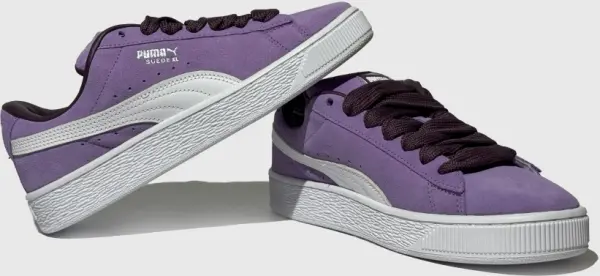 Кеди жіночі Puma SUEDE XL GALAXY фіолетово-білі 40079701