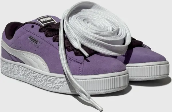 Кеди жіночі Puma SUEDE XL GALAXY фіолетово-білі 40079701