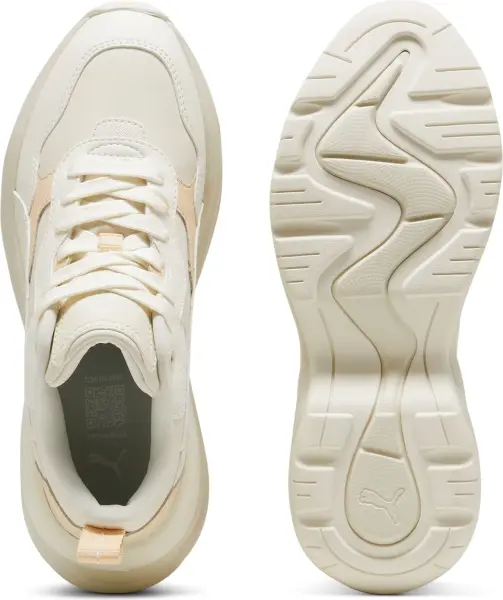 Кросівки жіночі Puma CILIA WEDGE кремово-помаранчеві 393915-11