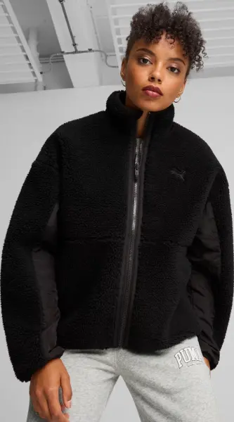 Куртка жіноча Puma REVERSIBLE SHERPA чорна 626488-01