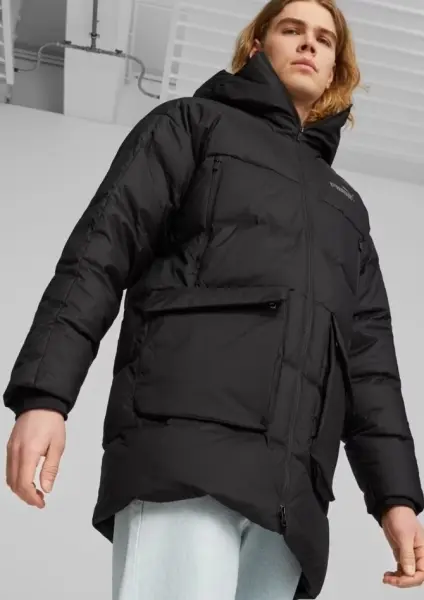 Пуховик Puma PROTECTIVE HOODED DOWN COAT чорний 675378-01
