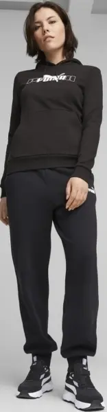 Худі жіноче Puma ESSENTIALS+ LOGO LAB чорне 675955-01