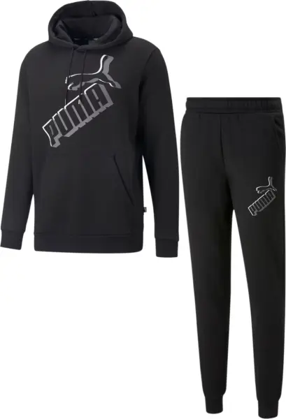 Спортивный костюм Puma ESSENTIALS BIG LOGO FLEECE черный 849864-01__849865-01