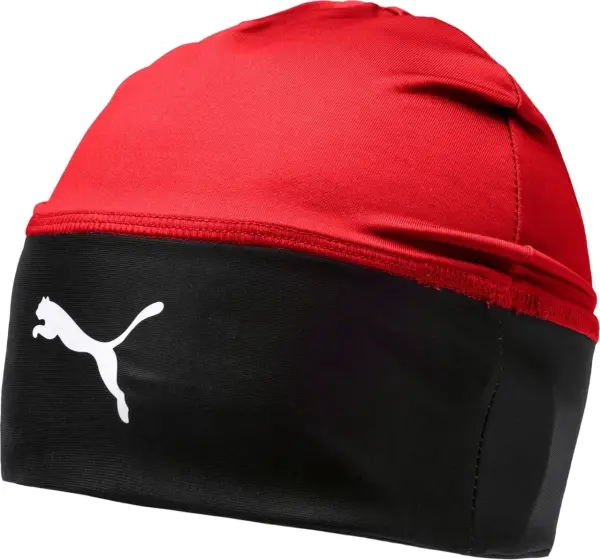Шапка Puma LIGA BEANIE червоно-чорна 022355-01
