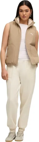 Жилетка жіноча Puma REVERSIBLE SHERPA бежево-світло-коричнева 68838887