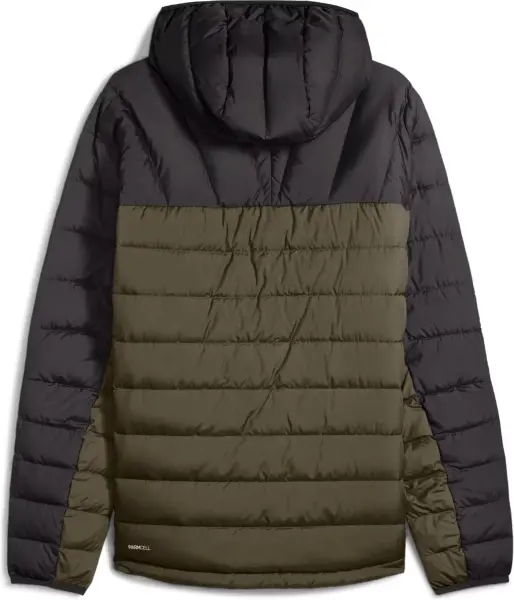 Куртка Puma PACKLITE HOODED DOWN JACKET оливково-черная 68522170